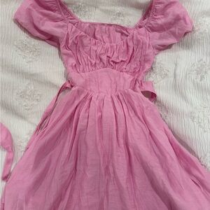 Pink Bow Dress